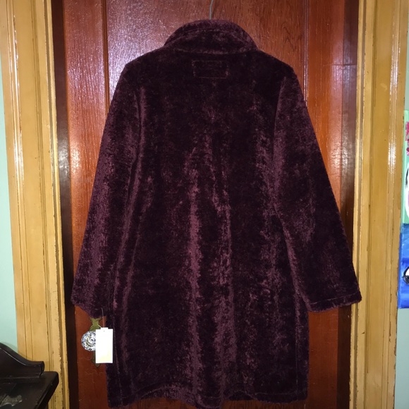 Michael Kors Teddy Coat in Dark Brandy XL NWT - Picture 4 of 16